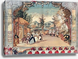 Постер Школа: Немецкая 18в. Joseph Haydn at the first performance of his opera 'L'Incontro Improvviso'