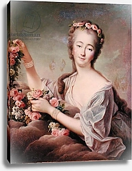 Постер Друаис Франсис Portrait of the Countess du Barry as Flora