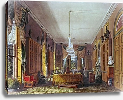 Постер Пайн Уильям (грав) The Queen's Library, Frogmore, Pyne's 'Royal Residences', 1818