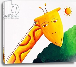 Постер Николс Жюли (совр) Giraffe and Sun, 2002