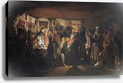 Постер Максимов Василий Приход колдуна на крестьянскую свадьбу. 1875