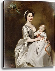Постер Хаймор Джозеф Mrs Sharpe and Child, 1731