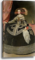 Постер Веласкес Диего (DiegoVelazquez) Queen Maria Anna of Austria, c. 1652