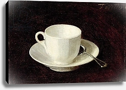 Постер Фантен-Латур Анри White Cup and Saucer, 1864