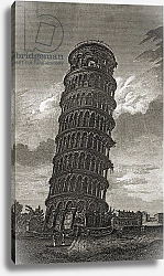 Постер Школа: Итальянская 19в The Leaning Tower of Pisa