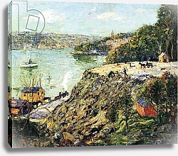 Постер Лоусон Эрнест Across the River, New York, c.1910