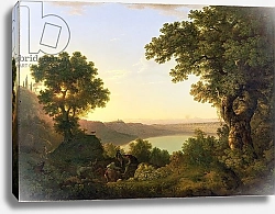 Постер Джонс Томас Lake Albano, Italy, 1777
