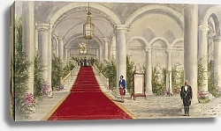 Постер Пясецкий Павел Императорская чета на парадной лестнице замка Компьен