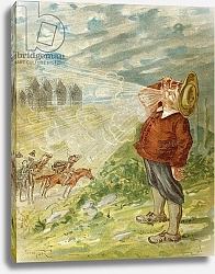 Постер Бишар Альфонс How Baron Munchausen obtained The Blower, c.1886