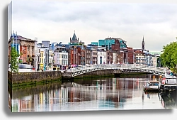 Постер Ирландия, Дублин. the Ha'penny Bridge