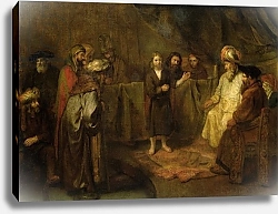 Постер Рембрандт (последователи) The Twelve Year Old Jesus in front of the Scribes, c.1655