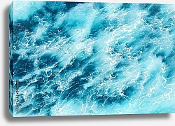 Постер Морские бирюзовые волны
