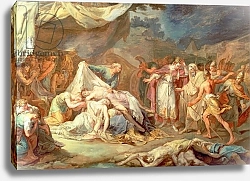 Постер Лопез Висенте Cyrus the Great before the bodies of Abradatus and Pantheus
