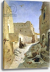 Постер The Bab-El-Gharbi Road, Laghouat, 1859