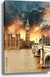 Постер Лондон. Вестминстерский дворец 2