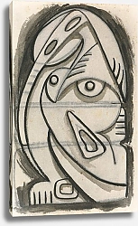 Постер Годье-Бжеска Анри Relief Design of a Seated Female Figure