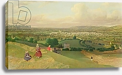 Постер Школа: Английская 19в. Cheltenham from Leckhampton Hill, c.1840