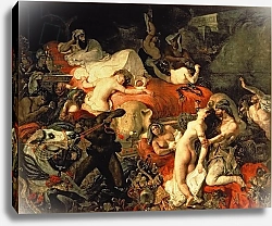Постер Делакруа Эжен (Eugene Delacroix) The Death of Sardanapalus, 1827