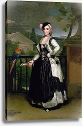 Постер Менгс Антон Portrait of Isabel Parrena Arce, Ruiz de Alarcon y Valdes, Marquesa de Llano, 1770