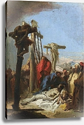 Постер Тиеполо Доменико Джованни Оплакивание у креста 2