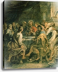 Постер Рубенс Петер (Pieter Paul Rubens) The Last Supper, c.1630-31