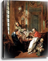 Постер Буше Франсуа (Francois Boucher) Завтрак