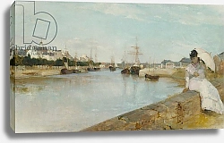 Постер Моризо Берта The Harbour at Lorient, 1869