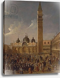 Постер Белла Габриэль ITaly, Veneto, Venice, Carnival on San Marco Square, close-up