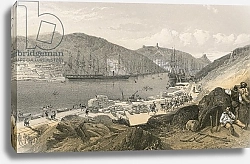 Постер Симпсон Вильям Balaklava showing the state of the quays and the shipping, in May 1855