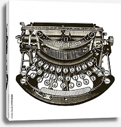 Постер Пишущая машинка