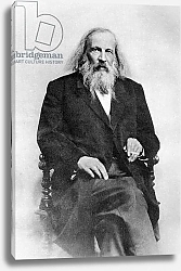 Постер Dimitri Ivanovich Mendeleev, 1834 - 1907, Famous Russian Chemist. 1