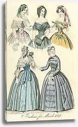 Постер Fashions for March 1846