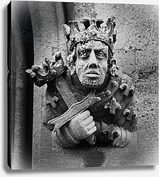 Постер Мардсен Симон (чбф) Carving of a King Holding a Dagger, Toddington Manor, Gloucestershire