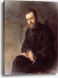 Постер Ярошенко Николай Portrait of Gleb I. Uspensky 1884 1