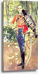 Постер Соролья-и-Бастида Хоакин Portrait of King Alfonso XIII wearing the uniform of the Hussars, 1907