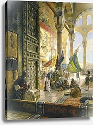 Постер Бауэрнфайнд Густав Forecourt of the Ummayad mosque, Damascus, 1890