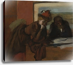 Постер Дега Эдгар (Edgar Degas) The Conversation, 1885-95