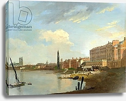 Постер Марлоу Уильям A Study of the Thames with the Final Stages of the Adelphi, 1772