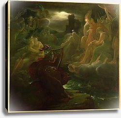 Постер Жерар Франсуа Ossian Conjuring up the Spirits on the Banks of the River Lora with the Sound of his Harp, 1801