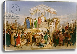 Постер Жером Жан Леон The Age of Augustus, the Birth of Christ, c.1852-54