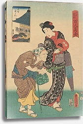Постер Утагава Кунисада Two Women; Youth and Age