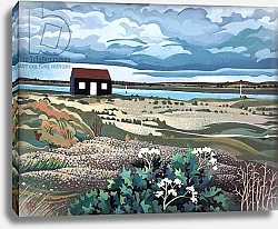 Постер Тиздейл Анна (совр) Hut, Rye Harbour 1