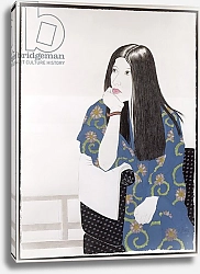 Постер Берн Алан (совр) Blue Kimono, 1995