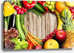 Постер Любовь к здоровой пище