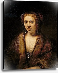 Постер Рембрандт (Rembrandt) Portrait of Hendrikje Stoffels