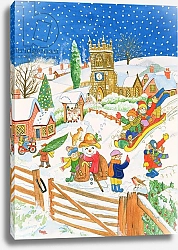Постер Тодд Тони (совр) Christmas Eve in the Village 2