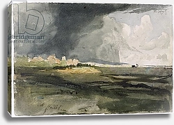 Постер Палмер Самуэль At Hailsham, Sussex: A Storm Approaching, 1821