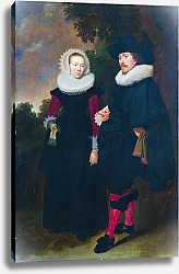 Постер Неизвестен Портрет мужчины и женщины