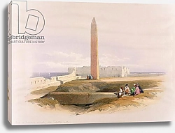 Постер Робертс Давид Obelisk at Alexandria, commonly called Cleopatra's Needle, from 