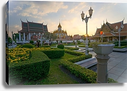 Постер Ват-Ратчанадда, достопримечательность города Бангкок